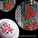 Winstonia Nail Art Large Stamper and Scraper Set, Soft & Squishy Stamping Smooth Pick Up