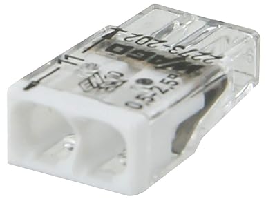 Wago 2273-204 Compact-Dosenklemme 4 x 0.5-2.5 qmm Nr.2273-204 20 Stück, rot