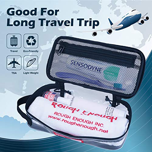 Ripley - ROUGH ENOUGH ECO - BOLSA DE VIAJE TRANSPARENTE TRANSPARENTE PARA  COSMÉTICOS BOLSA DE LAVADO CON CREMALLERA APROBADA POR LA TSA