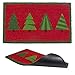 Regal Cozy Living Christmas Doormat - Coir Door Mat with Decorative Seasonal XmasTree Design for Outdoor Use - 18