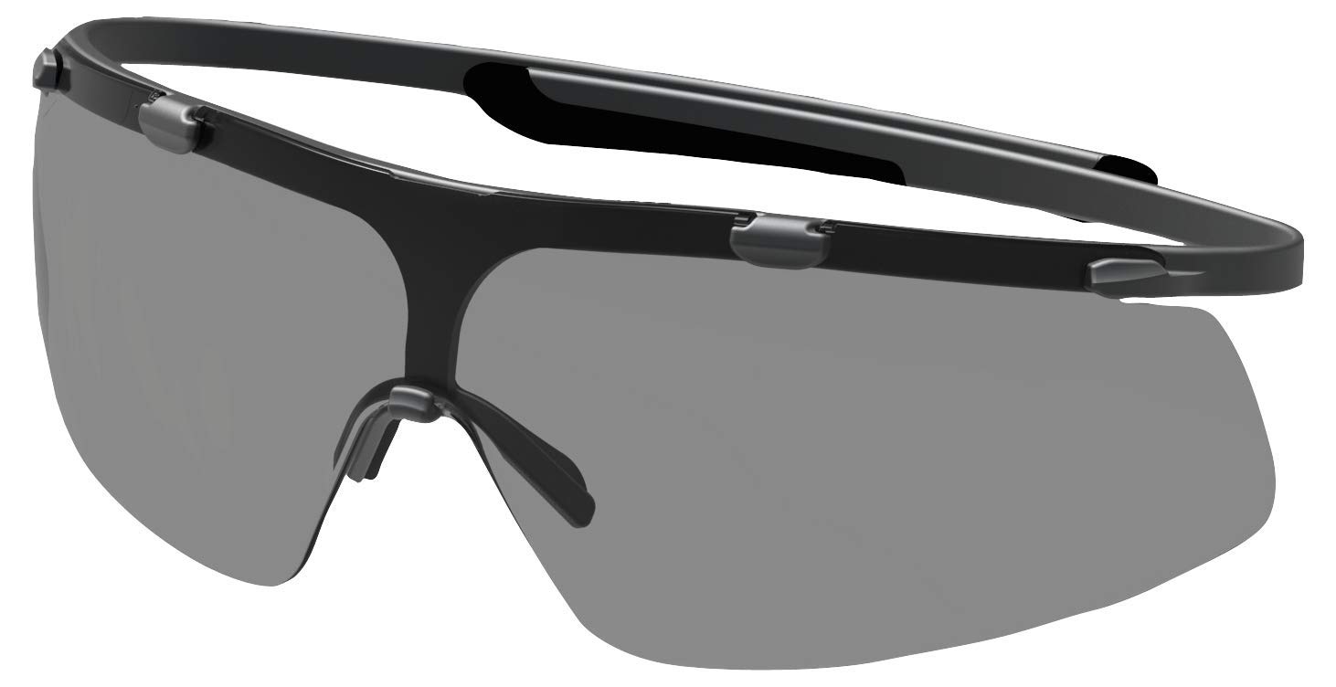 Uvex 9172-086 Super G Sunglare Optidur NC Safety Spectacle, Grey