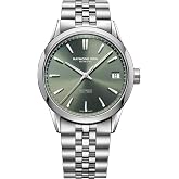 Green Dial Stainless Steel Automatic Watch - Freelancer by RAYMOND WEIL