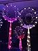 3 Pack LED Bobo Balloons, Premium Flashing Party Decorative Balloons, 18-Inch Fillable Transparent Balloons with Helium, Air, Ideal for Christmas Birthday Party Proposal Wedding Home Decorations