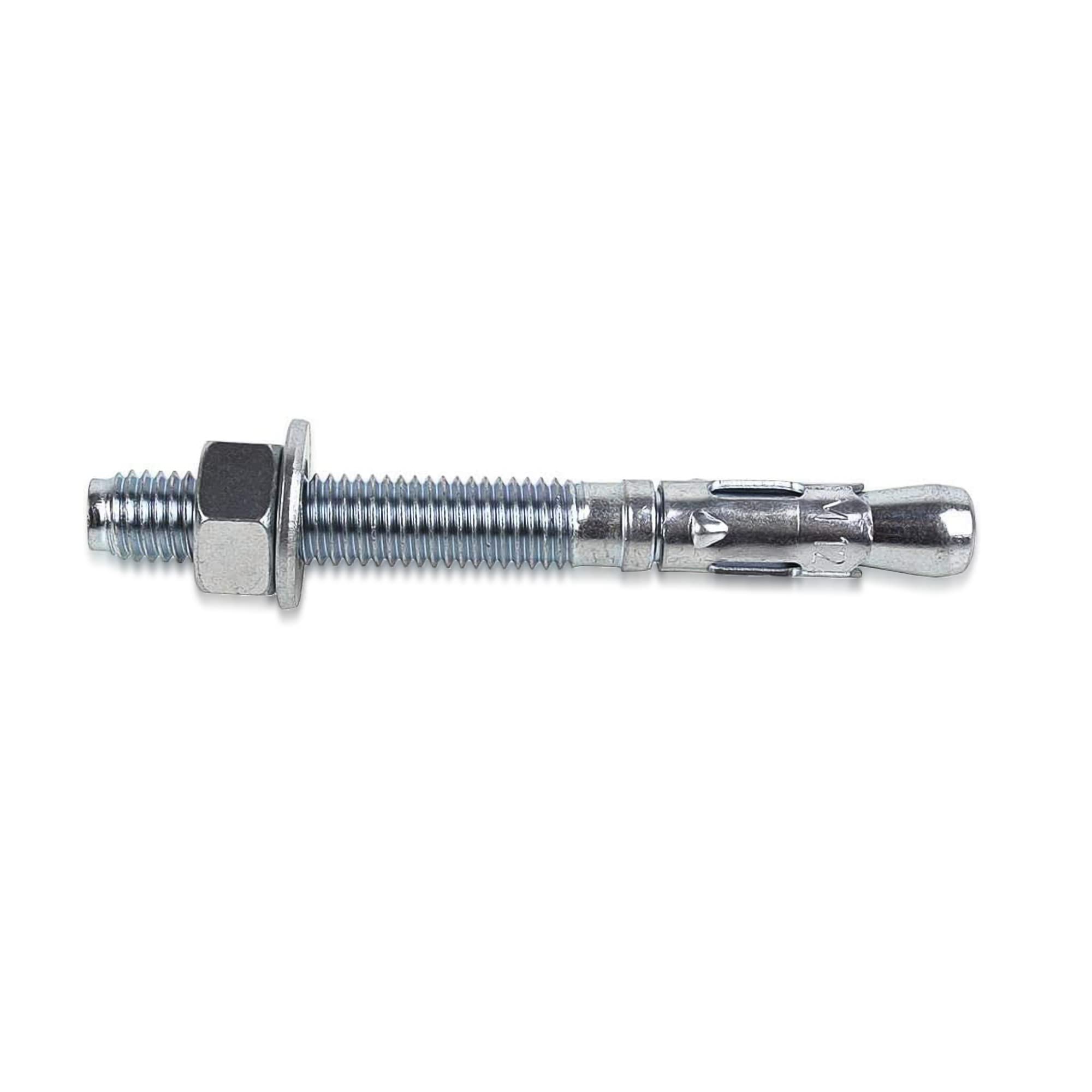 DOJA Industrial | Male Bolt Anchor for High Loads M8 | PACK 10 | Galvanised Steel Concrete Rawl Fixing Plugs | Cavity Wall Ground Fixings Through Bolts Anchors | Masonry Shield Anchors Stud Screws