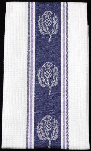 Tea Towel in a Scottish Thistle Design