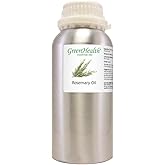 Rosemary Essential Oil - 16 fl oz (473 ml) Aluminum Bottle w/Plug Cap – 100% Pure Essential Oil