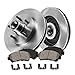 Callahan BRAKE PARTS Front Brake Kit for 2WD 00-03 Ford F-150, 02 Lincoln Blackwood Replacement 2000 2001 2002 2003 Disc Brake Rotors Ceramic Brakes Pads 5 Lugs