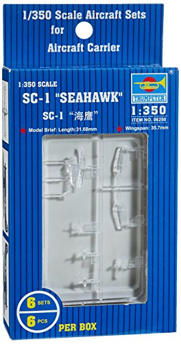 Trumpeter 1/350 USN SC1 Seahawk Seaplane Aircraft Set for Warships (6-Box)