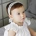 DZT1968® Baby Girl Narrow Cloth Flower Headband Head Wrap Hair Band Headwear With Lace Bowknot