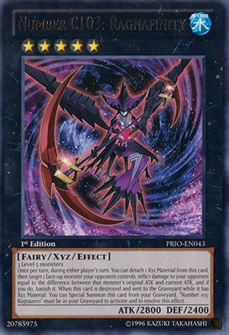 Yu-Gi-Oh! - Number C103: Ragnafinity (PRIO-EN043) - Primal Origin - 1st Edition - Rare