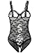 Amoretu Womens Teddy Lingerie Lace Bodysuits