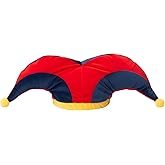 Cosplaya Mens Jester Costume Hat - Adult Womens Teens Circus Cosplay Accessories Christmas Halloween Hats