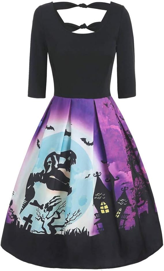 Amazon Co Jp ハロウィン ワンピース ドレス パーティー コスチューム 大人 ハロウィン 仮装 コスプレ衣装 Aラインスカート 変装 コスプレ 仮装用 学園祭 舞台 イベント 演出服 文化祭 宴会 カーニバル 服 ファッション小物