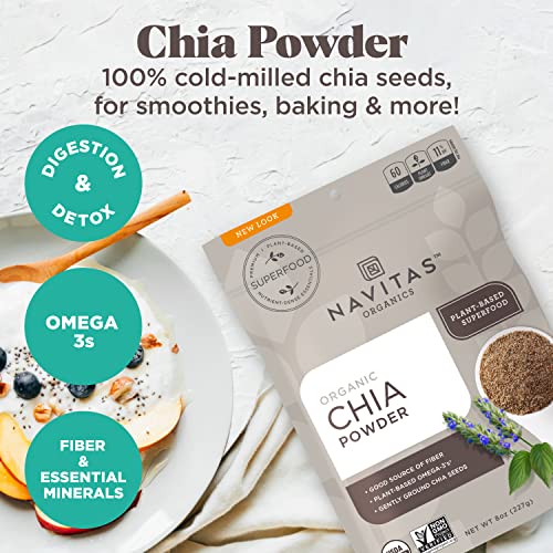 Organic Chia Powder 8 Ounces