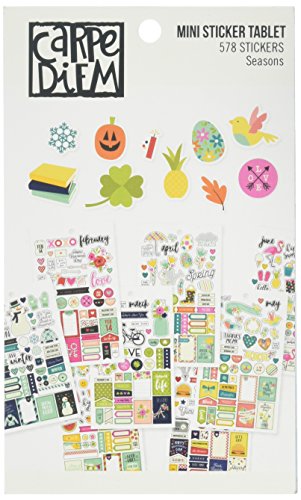 Carpe Diem Planner Essentials Seasons Mini Sticker Tablet - //medicalbooks.filipinodoctors.org