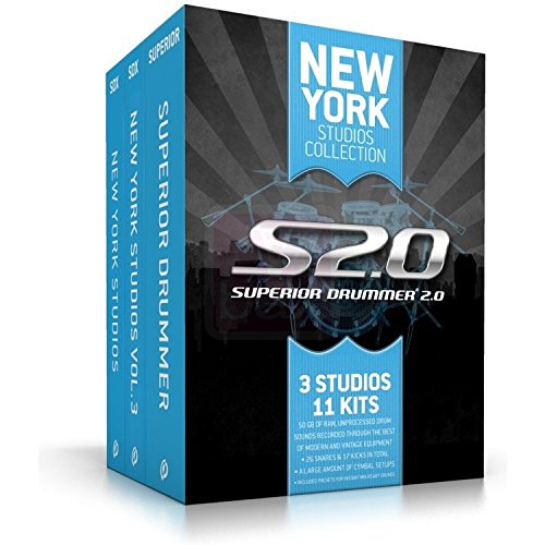 Toontrack Superior Drummer 2.0 New York Studios Collection (Boxed)