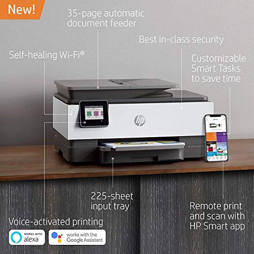 HP OfficeJet Pro 8025 All-in-One Wireless Printer with Smart Tasks for Home Office Productivity, 1KR57A (Renewed) - Image 3