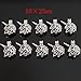 10pcs Unicorn Animal Stainless Steel Tones Alloy Bead Cage Pendant - Add Your Own Pearls, Stones, Rock to Cage,Add Perfume and Essential Oils to Create a Scent Diffusing Locket Pendant Charms (A327)