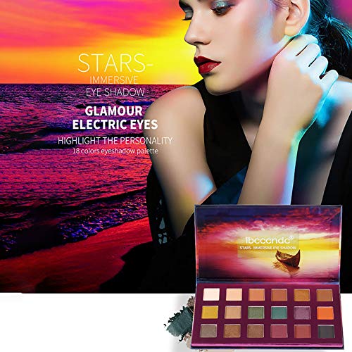 Woaills Home 12-Color Eyeshadow Palette, The Best Professional Eyeshadow Palette for Makeup, high-Pigment Makeup, Easy to Mix and Color, Metallic Eyeshadow Makeup Set