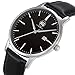 AIBI Big Clearance face Watches with Second Hand with Date Function ultral Thin ultral Slim Watch Silver for Men Black Leather Date Watches for Men and Women