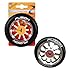 Fuzion 10 Spoke Metal Core 110mm Pro Scooter Wheel with ABEC 9 Bearings (Silver+Black)
