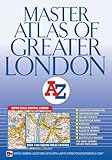 Front cover for the book Master atlas of Greater London by Geographers' A-Z Map Company