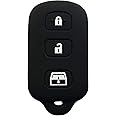 Rpkey Silicone Keyless Entry Remote Control Key Fob Cover Case protector Replacement Fit For 1999-2009 Toyota 4Runner 2001-2008 Toyota Sequoia HYQ12BBX HYQ12BAN HYQ1512Y