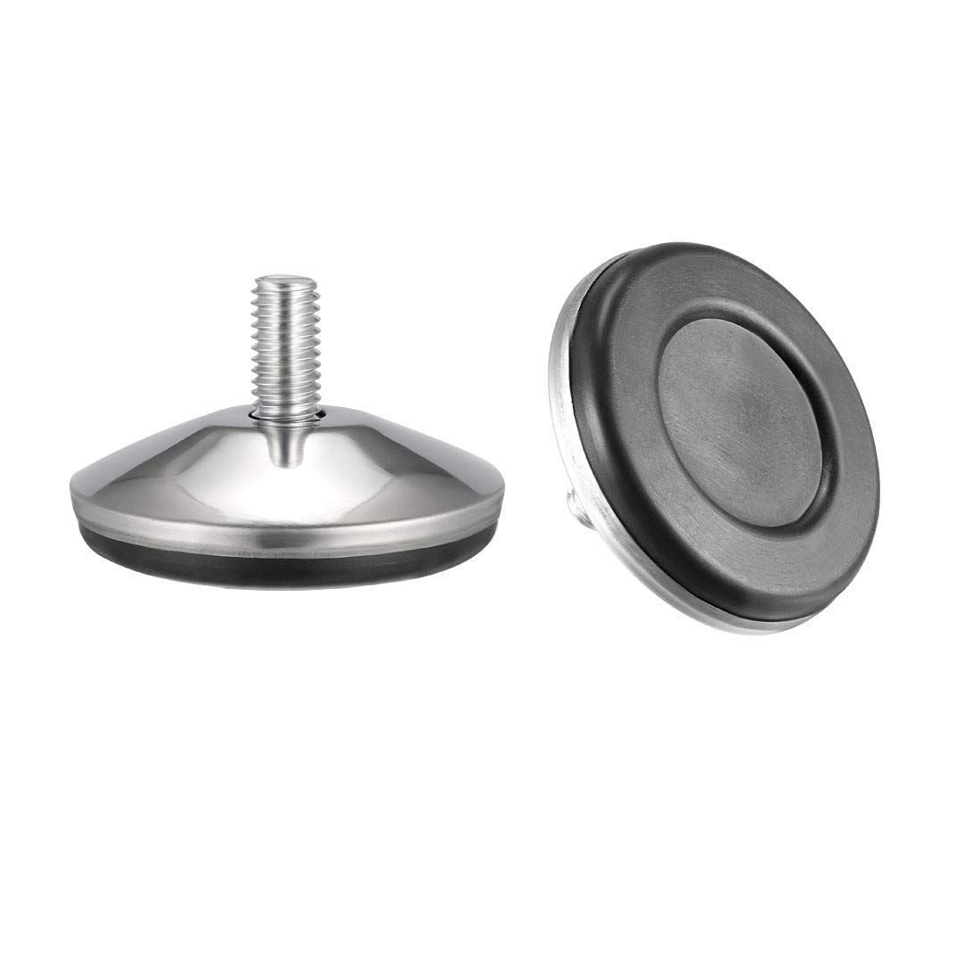 sourcing map Furniture Levelers, 16mm to 20mm Adjustable Height M8 x 15mm Threaded, 4Pcs