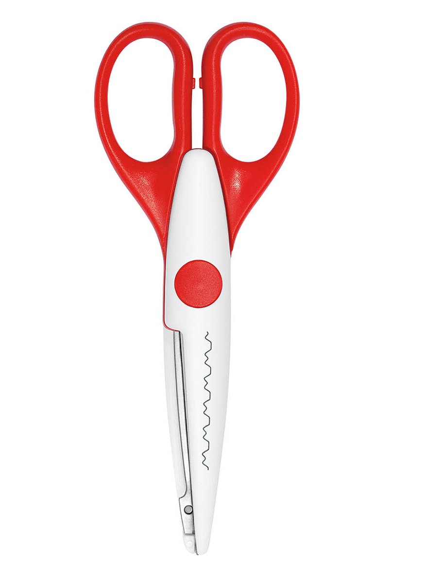 EFCO W-Cut Creative Scissor, Red, 16 cm