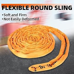 FAHKNS 20' Polyester Round Sling Endless Lifting