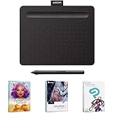 Wacom Intuos Creative Pen Tablet - Small, Black (Renewed)
