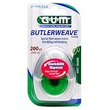 GUM Butlerweave Floss Mint Waxed 200 yd (Pack of 2)