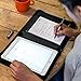 Cooper Bizmate Padfolio Organizer Case for Apple iPad Pro 9.7, iPad Air 2 1 | Business Executive Tablet Portfolio with A5 Notepad Paper Pad (Black)