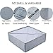 YOMFUN Socks Organizers Underwear Drawer Organizer, Foldable Cloth Dresser Organizer for Socks,Ties,Underwear,Tank Tops,Baby T-Shirt-Shorts,Belts,Small Stuff,Set of 2 (Gray)