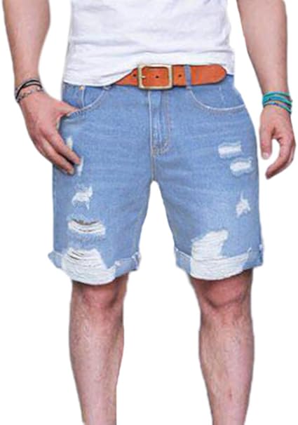 pantaloncini jeans uomo larghi