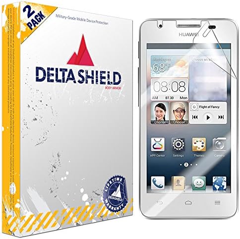 [3-PACK] DeltaShield BodyArmor – Huawei Ascend G510 Screen Protector – Premium HD Ultra-Clear Cover Shield with Lifetime Warranty Replacements – Anti-Bubble &amp; Anti-Fingerprint Military-Grade Film