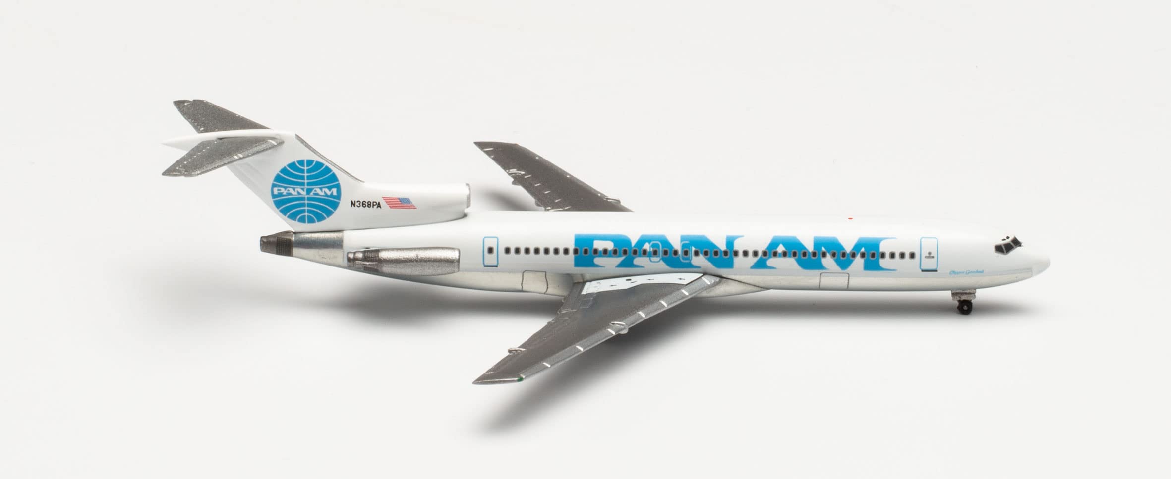 herpa 535885 Aviation Story Boeing 727-200-Last Pan Am Flight Model Aeroplane Model Making Miniature Models Collectible Item, Multi-Colour
