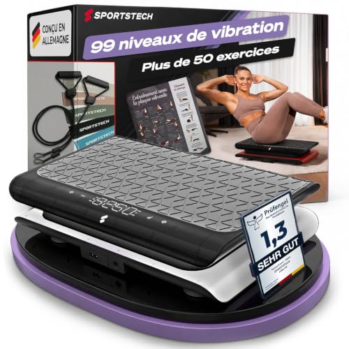 Sportstech, Vibrationsplatte für Frauen, Deutsche Qualität sVibe Lite