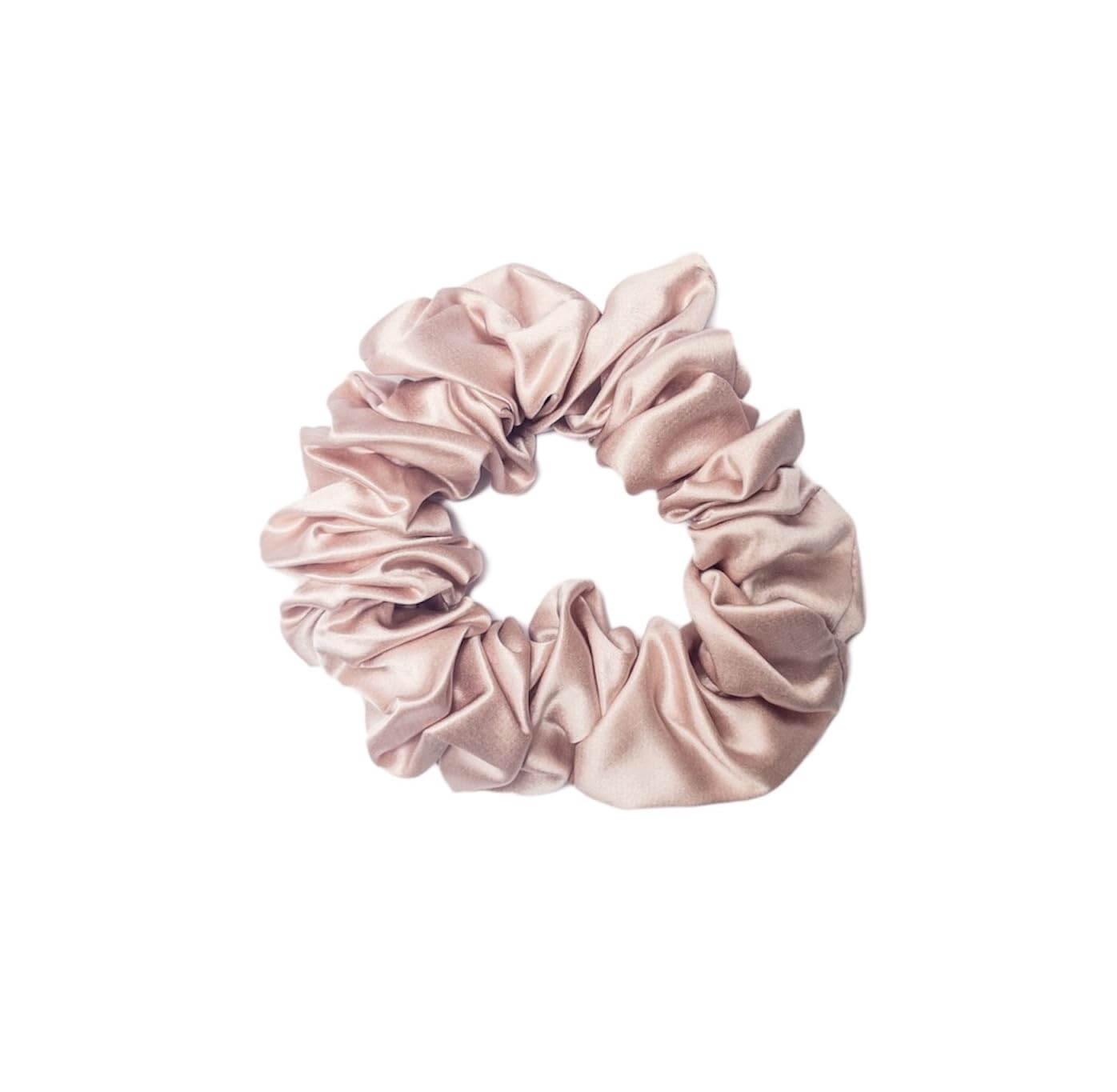 Jasmine Silk Pure Silk Charmeuse Scrunchie - Scrunchies For Hair (Pink) — image 1