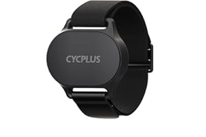 CYCPLUS Heart Rate Monitor Armband,Bluetooth 5.1 ANT+ HR Monitor with HR Zone LED Indicator, IP67 Waterproof, Use for Running Cycling Gym and Other Sports (2025 Upgraded Model)