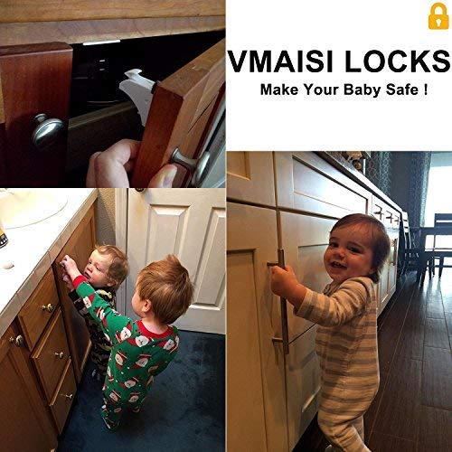 3 Child+Safety+Magnetic+Cabinet+Locks