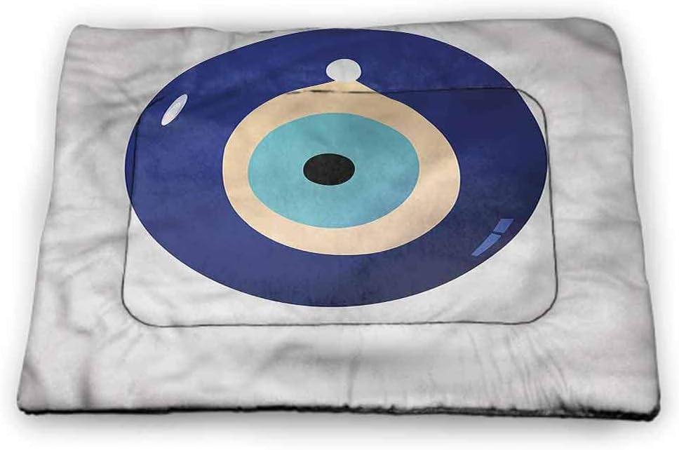 prunushome European Dog Bed Mat Sunset of Dubrovnik City Anti-Slip Kennel Pad