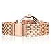 Women Quartz Wrist Watches with Rose Gold Earring and Necklace 3 Sets for Christmas Gifts (0011 Set)