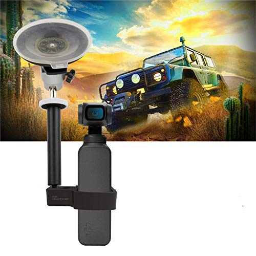 Hooshion Mount Bracket for Car Sucker for DJI Osmo Pocket,Gimbal Extension Module Holder Parts,Vehicle Window Suction Cup Mounting Adapter Converter - Thumbnail 2
