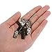 PAGOW 18MM Antique Brass Mini Hinges,12 Pack with Bronze Screws for Wooden Jewelry Box Cabinet Decorative