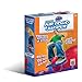 Geospace Original AIR POGO Jumper for Indoor or Outdoor Use, Fun Trick Bounce Board for Boys, Girls, Teens Ages 6+ or up to 160 lbs, Pump Included (Blue/Red)