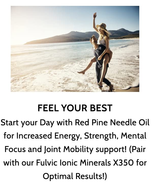 Optimally Organic Red Pine Needle Oil Caps - Health Supplement for Extreme Immune System Support - Vital Cell & DNA Support - #1 Vegan Body Cleanse for Foreign Invadors - Pinus densiflora - BioActive