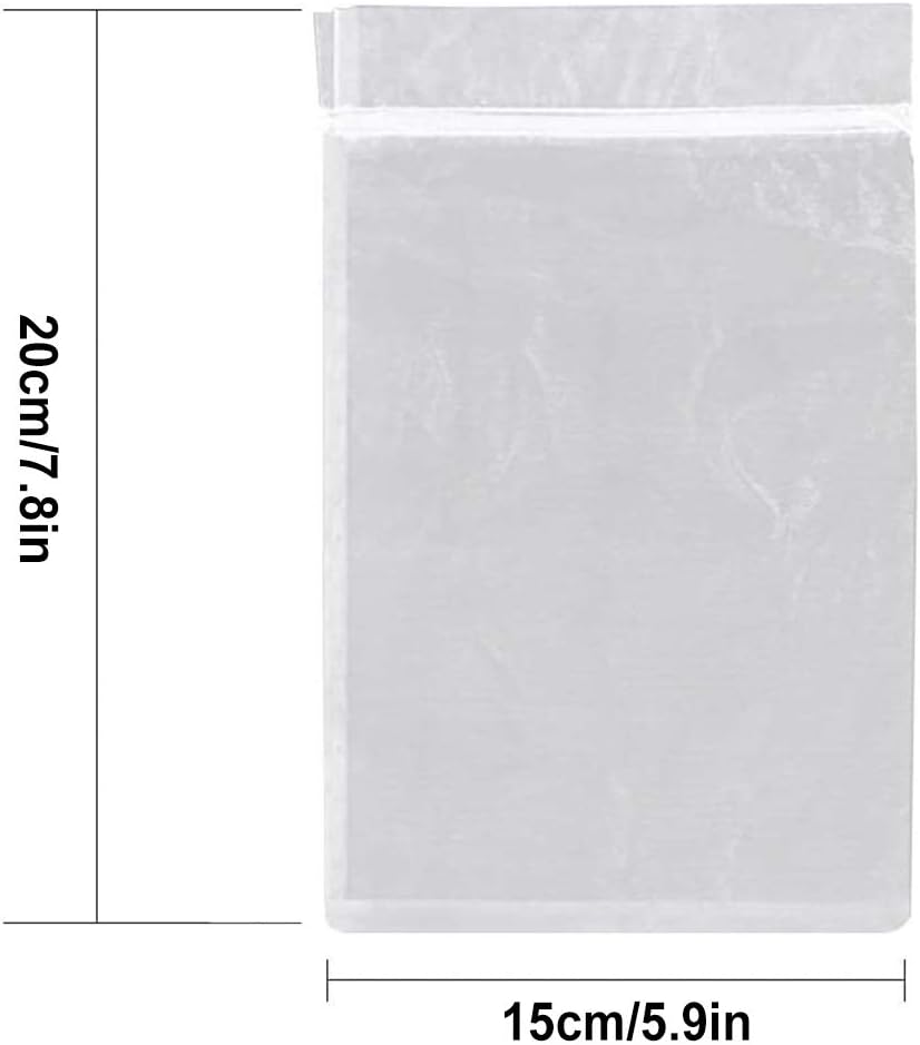 YUIP 100 PCS Large Organza Bags White, 15CM X20 CM (5.9'' X 7.8'') Organza Gift Bags - Image 3