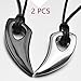 2 PCS Mens Stainless Steel Wolf Tooth Necklace Pendant with Free Cable...