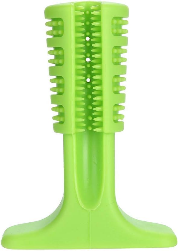 Rosette Effective Molars Toothbrush Bristly Brushing Stick Dogs Hygiene Toy (Green, Large)